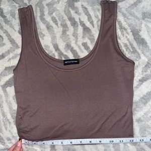 Cropped tank top